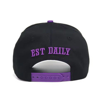 Snapback Black & Purple