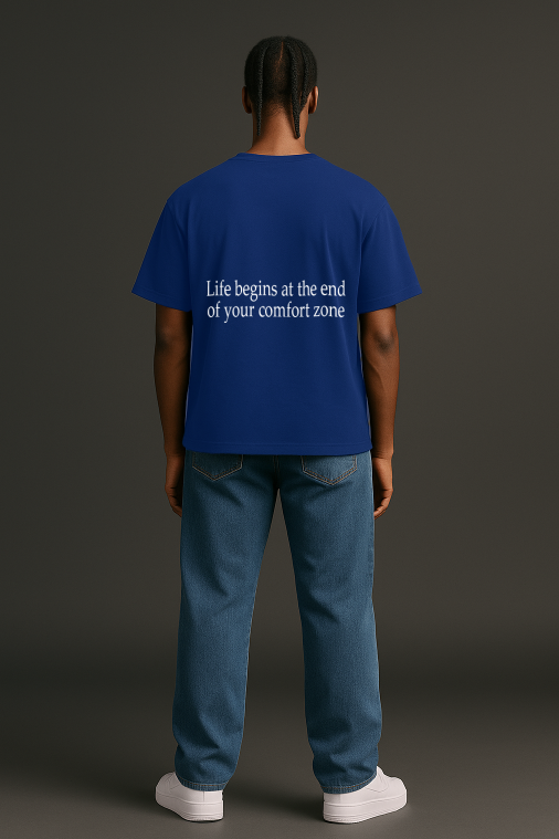 T-Shirt Blue Quote